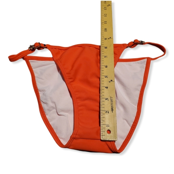Cia Maritima NWT Orange Bikini Jeweled Bottom L - Picture 11 of 14